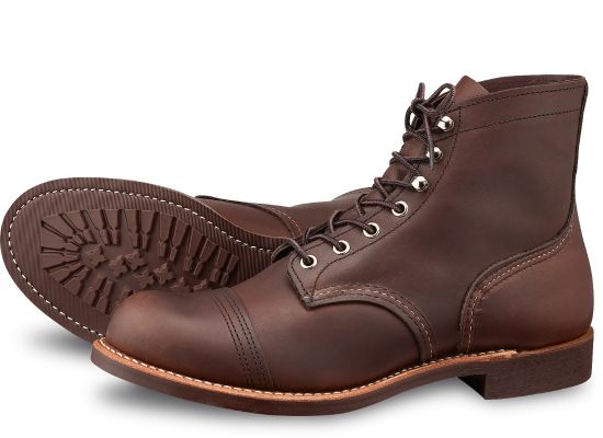 Red Wing Men's Iron Ranger Leather Lace-Up Boots 8111